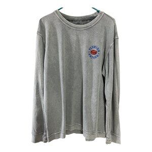 Pressbox Florida Gators Long Sleeve Thumb-Hole Shirt Women’s Large Gray Elbow Pa
